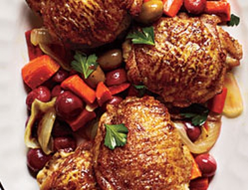 Roasted Moroccan-Spiced DCF Grapes and Chicken